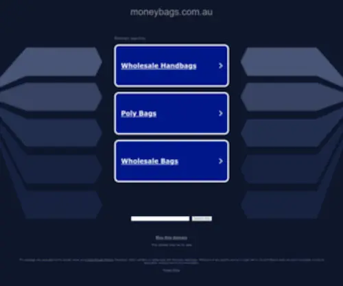 Moneybags.com.au(Moneybags) Screenshot