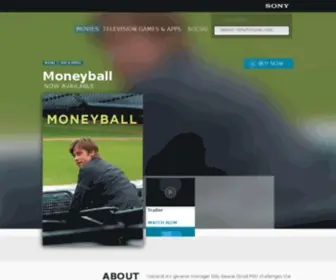 Moneyball-Movie.com(Sony Pictures Entertainment) Screenshot