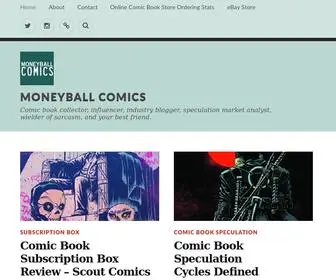 Moneyballcomics.com(Comic book collector) Screenshot