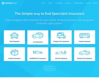 Moneybeach.co.uk(Specialist Insurance Comparison) Screenshot