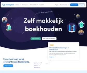 Moneybird.nl(Het boekhoudprogramma voor de ondernemer) Screenshot