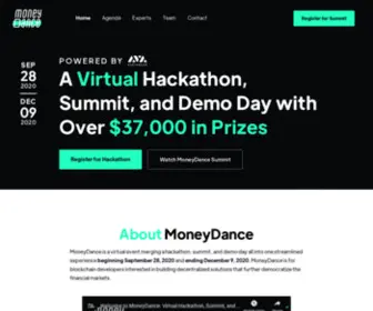 Moneydance.io(Virtual Hackathon) Screenshot