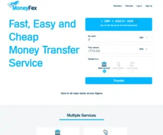 Moneyfex.com(Money Transfer) Screenshot