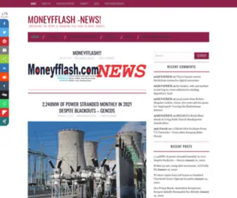 Moneyfflash.com(Breaking the news & showing you how to make money) Screenshot