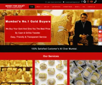 Moneyforgoldmumbai.com(Old Gold Buyer In Mumbai) Screenshot