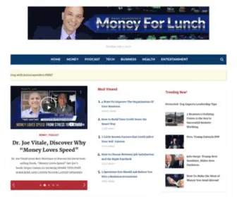 Moneyforlunch.com(Money For Lunch) Screenshot