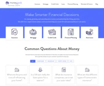 Moneygeek.com(Credit Cards) Screenshot