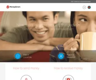 Moneygram.com.bd(MoneyGram Bangladesh) Screenshot