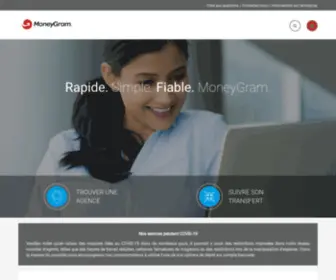 Moneygram.ma(Page d'accueil) Screenshot