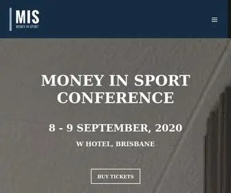 Moneyinsport.com(Sports Conference) Screenshot