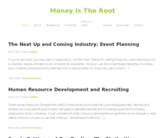 Moneyistheroot.com(Money Is The Root) Screenshot