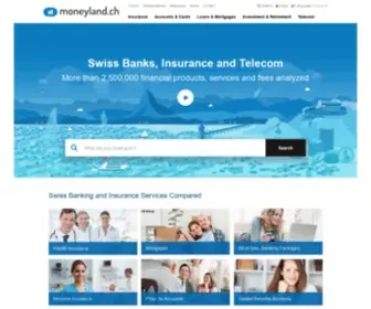 Moneyland.ch(Versicherungen & Telekom) Screenshot