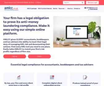 Moneylaundering.co.uk(Complete AML solution for the accountancy sector) Screenshot