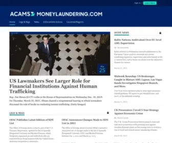 Moneylaundering.com(Changes in Bank Regulations) Screenshot