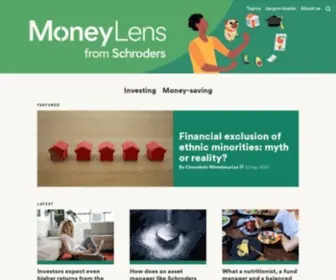 Moneylens.com(Investing help and money) Screenshot