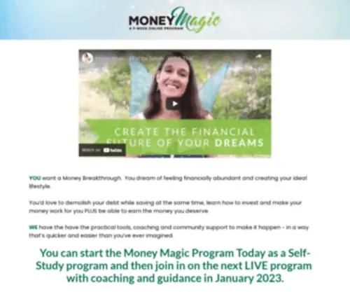 MoneymagicProgram.com(Money Magic Program) Screenshot