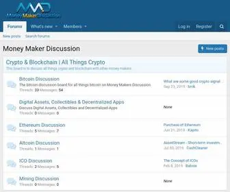 Moneymakerdiscussion.com(Money Maker Discussion) Screenshot