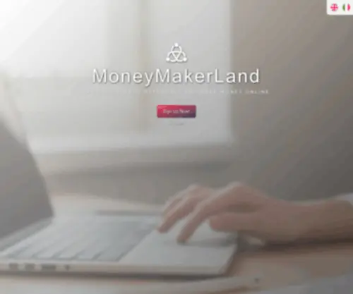 Moneymakerland.com(MoneyMakerLand is a web service) Screenshot