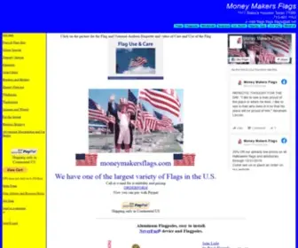 Moneymakersflags.com(American Flags) Screenshot