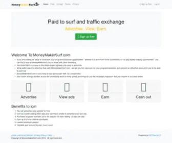 Moneymakersurf.com(Moneymakersurf) Screenshot
