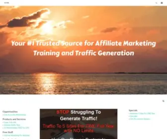 Moneymakersvision.com(Your Trusted Source for Affiliate Marketing Training and Traffic Generation) Screenshot