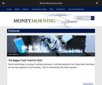 Moneymorning.com.au(Stock Market News) Screenshot