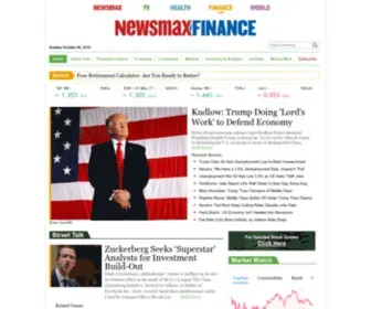 Moneynews.com(Newsmax Finance) Screenshot