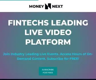 Moneynext.tv(Industry leading BFSI events) Screenshot