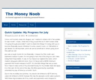 Moneynoob.com(The premium domain name) Screenshot