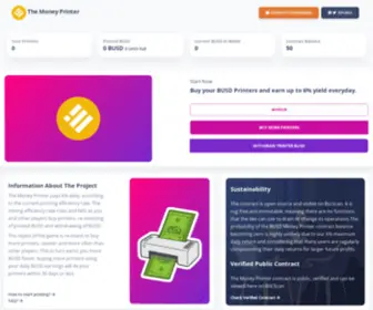 Moneyprinter.finance(The Money Printer) Screenshot