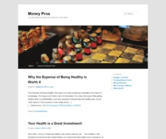 Moneypros.org(Money Pros) Screenshot
