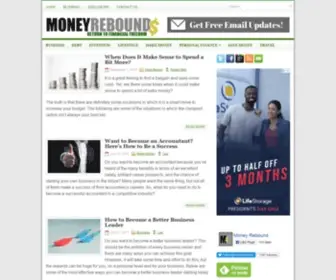 Moneyrebound.com(Bot Verification) Screenshot