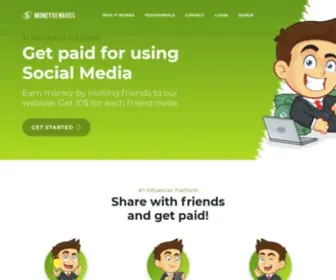 Moneyrewards.co(Start Making Money Online With Social Media) Screenshot