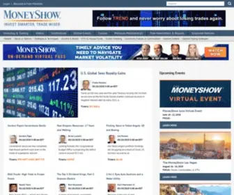 Moneyshow.com(Https://www.moneyshow.com/) Screenshot