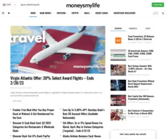 Moneysmylife.com(Bank Account Promotions) Screenshot