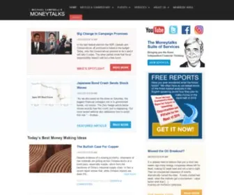 Moneytalks.net(Michael Campbell’s MoneyTalks) Screenshot
