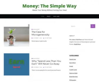 Moneythesimpleway.com(The Simple Way) Screenshot