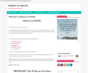 Moneytohealth.com(Money to Health Moneytohealth) Screenshot