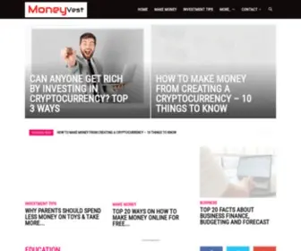 Moneyvests.com(How To Make Money Tips) Screenshot