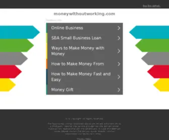 Moneywithoutworking.com(How to Copy Successful Forex Traders) Screenshot