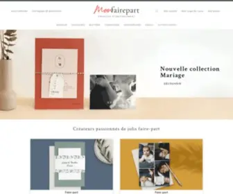 Monfairepart.com(Faire-part à personnaliser) Screenshot