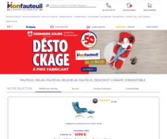 Monfauteuil.com(Canapés et fauteuils haut de gamme) Screenshot