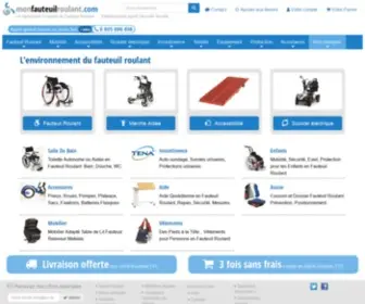 Monfauteuilroulant.com(Mon Fauteuil Roulant configurateur fauteuil roulant au meilleur prix) Screenshot