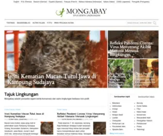Mongabay.co.id(Situs berita lingkungan) Screenshot