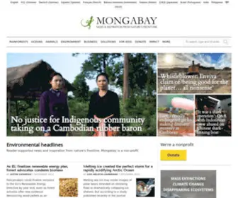 Mongabay.com(Conservation news) Screenshot