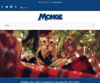 Monge.it(Scopri i prodotti pet food firmati Monge) Screenshot