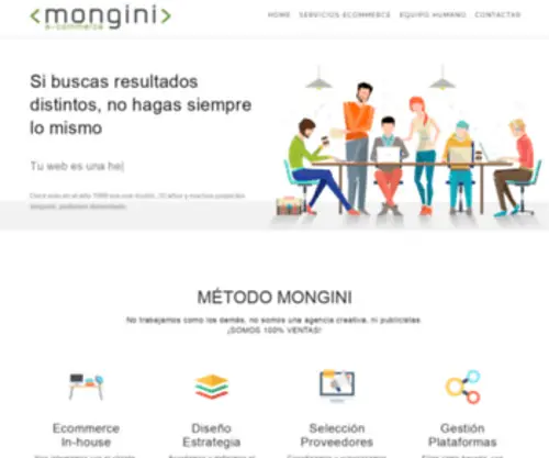 Mongini.es(Ecommerce) Screenshot