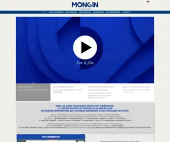 Monginindustry.com(Fabricant de couteaux et lames industriels pour différents secteurs) Screenshot