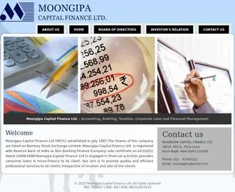 Mongipa.com(MOONGIPA CAPITAL FINANCE) Screenshot