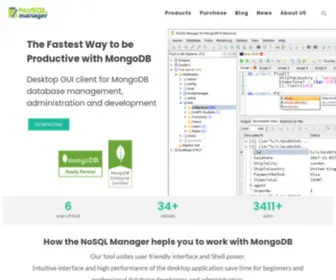 Mongodbmanager.com(MongoDB GUI client with intelligent Shell for Windows) Screenshot